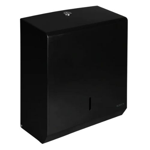 Onyx-Black-Metal-Standard-Handtowel-Dispenser-PL31ONX