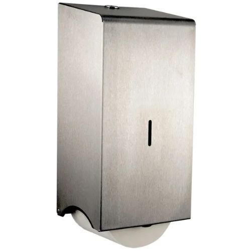Synergise-Brushed-Stainless-2-Roll-Corematic-Dispenser-PL44MBS