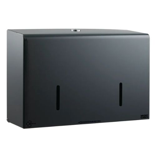 Graphite-Grey-Metal-Twin-6--Micro-Mini-Jumbo-Dispenser---Microcube-PL46MGY