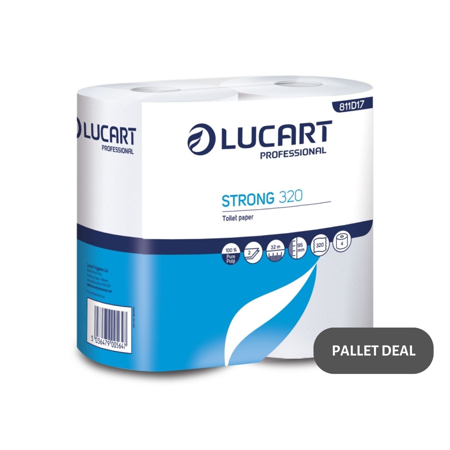 Pallet-Lucart-Pure-T-Rolls-2ply-28.8m-36-case--66-cases--811D17E