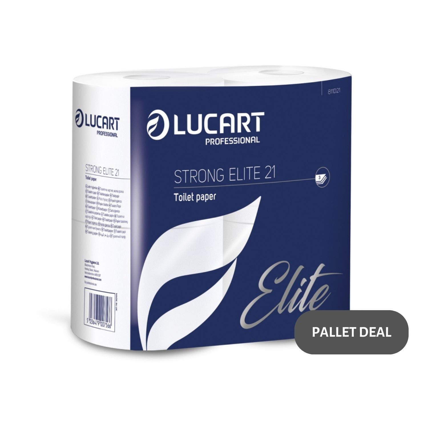 Pallet-Lucart-Pure-Luxury-T-Rolls-3ply-19.6m-40-case--50-cases--811D21