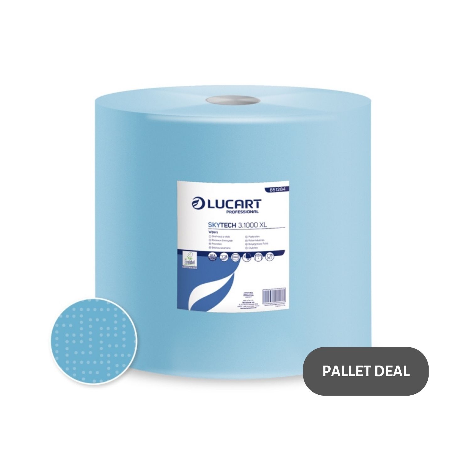 Pallet-Lucart-Blue-Recycled-Floorstand-Roll-3ply-360m-x-360mm-1-case--36-cases--8512843