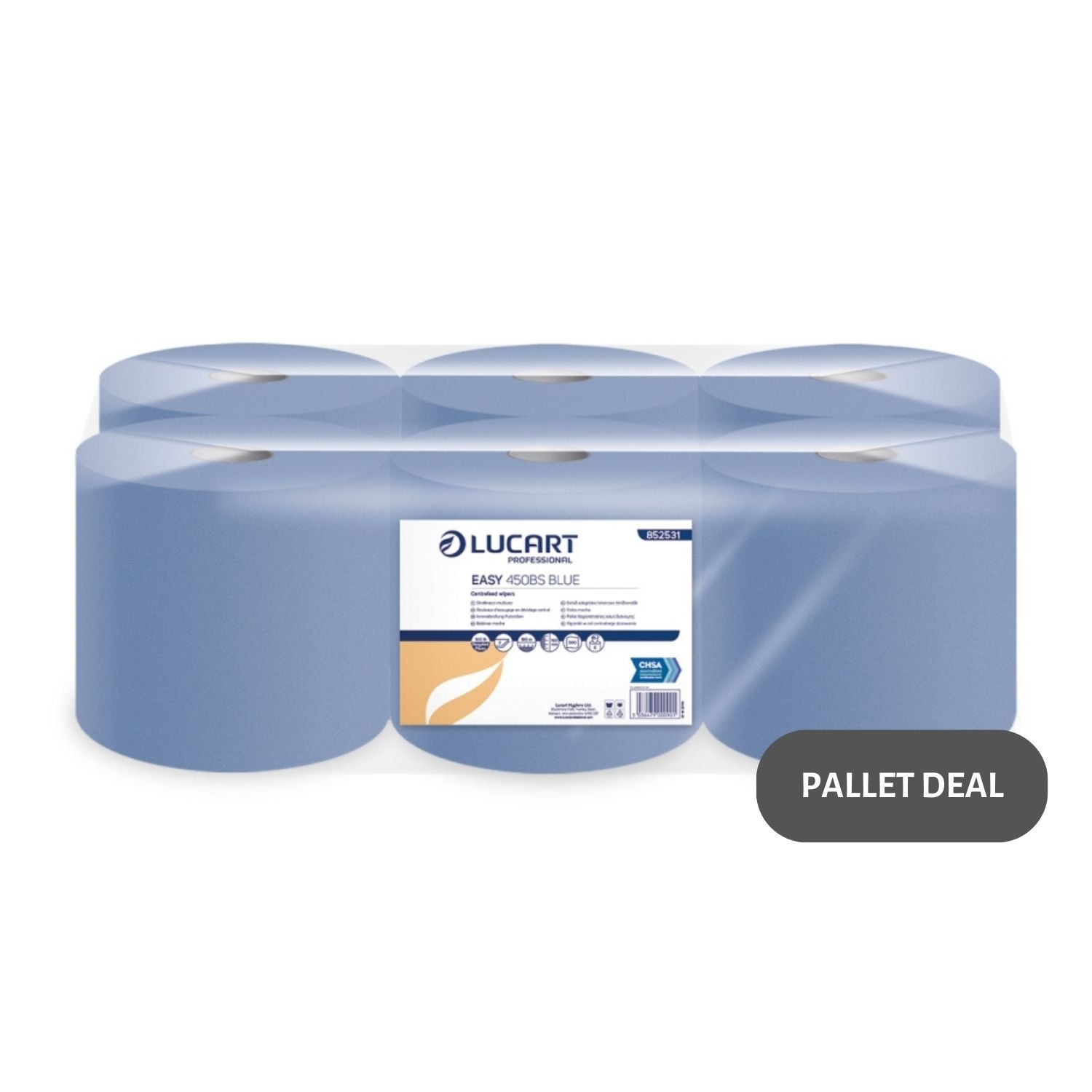Pallet-Lucart-Blue-Flat-C-feed-Rolls-2ply-180m-x-19cm-6-case--55-cases--852531