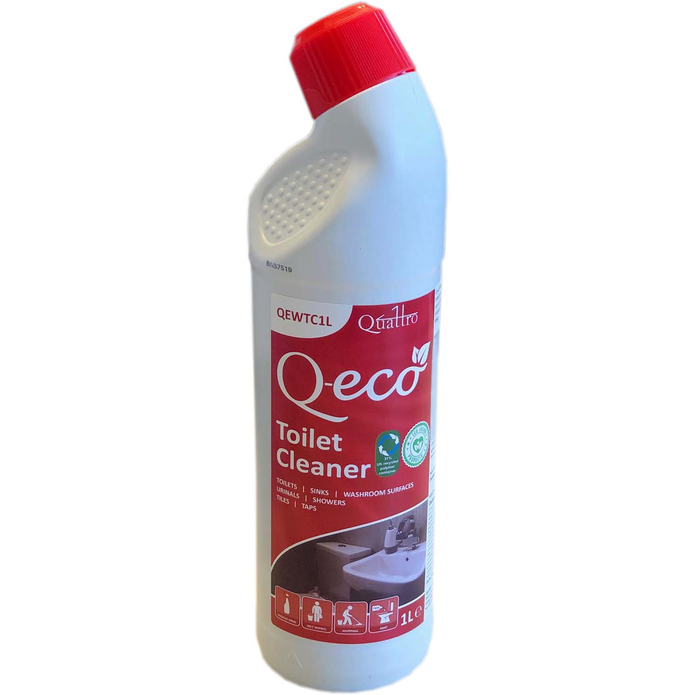 Quattro Q-Eco 4-way Toilet Cleaner 1litre