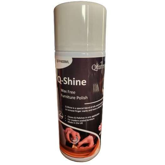 Q-Shine Wax Free Furniture Polish 400ml (single)
