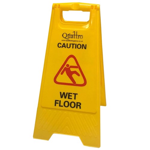Quattro-Safety-Sign-A-Frame---Cleaning-in-Progress-Wet-Floor