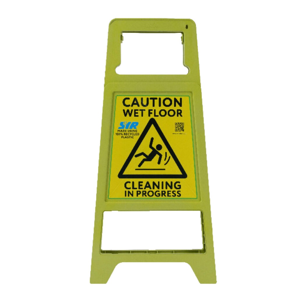 SYR SafeGuard-R, 100% Recycled Plastic Wet Floor Sign