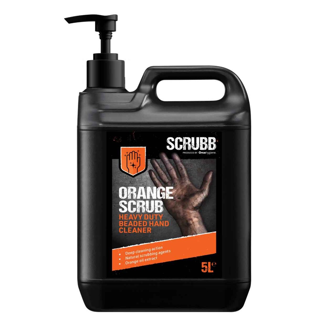 Scrubb-Orange-Scrub-Heavy-Duty-Beaded-Hand-Cleaner-5litre--with-pelican-pump-