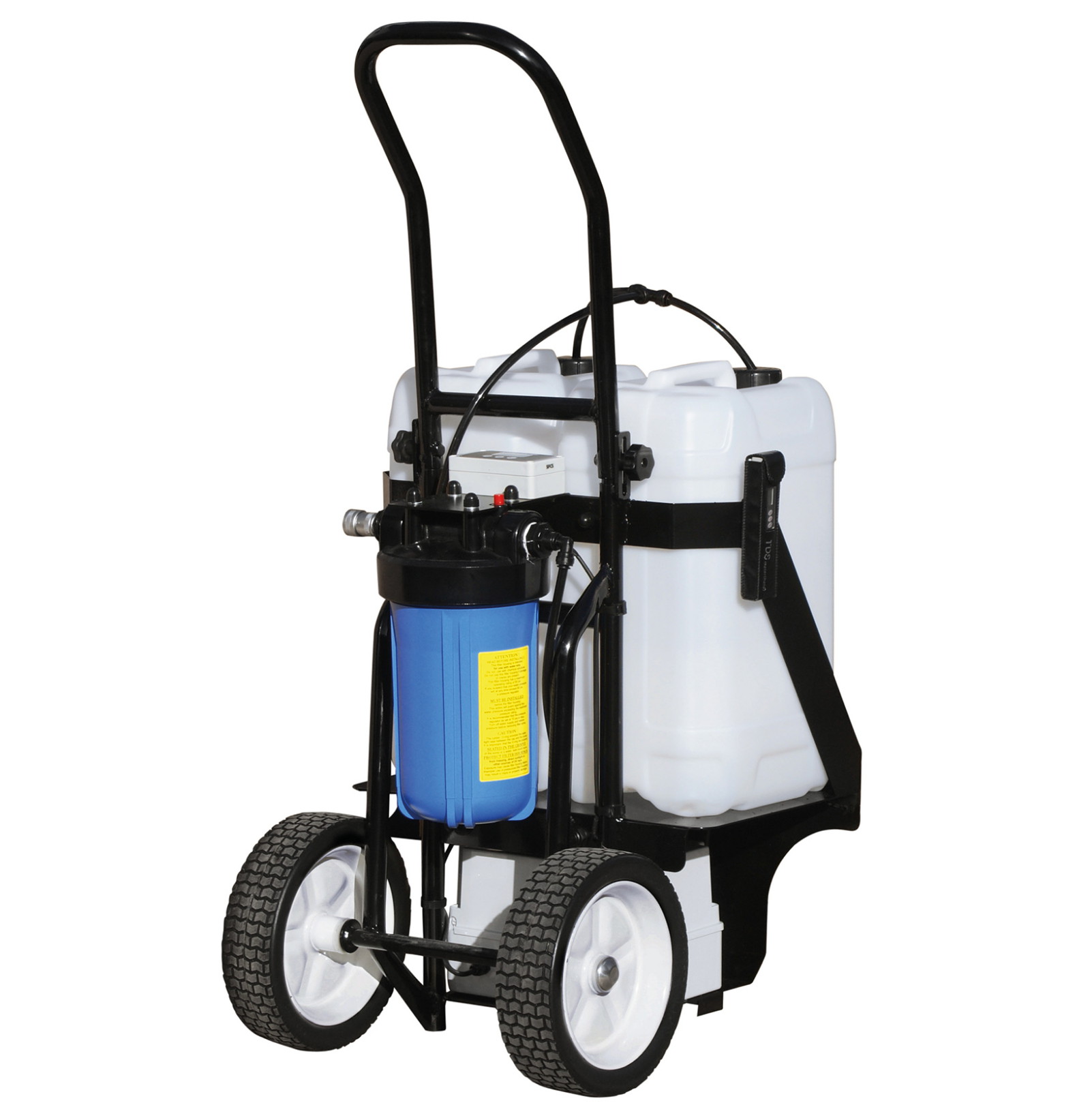 Streamflo 50-ltr Trolley with BB10 DI filter, digital controller, battery and charger