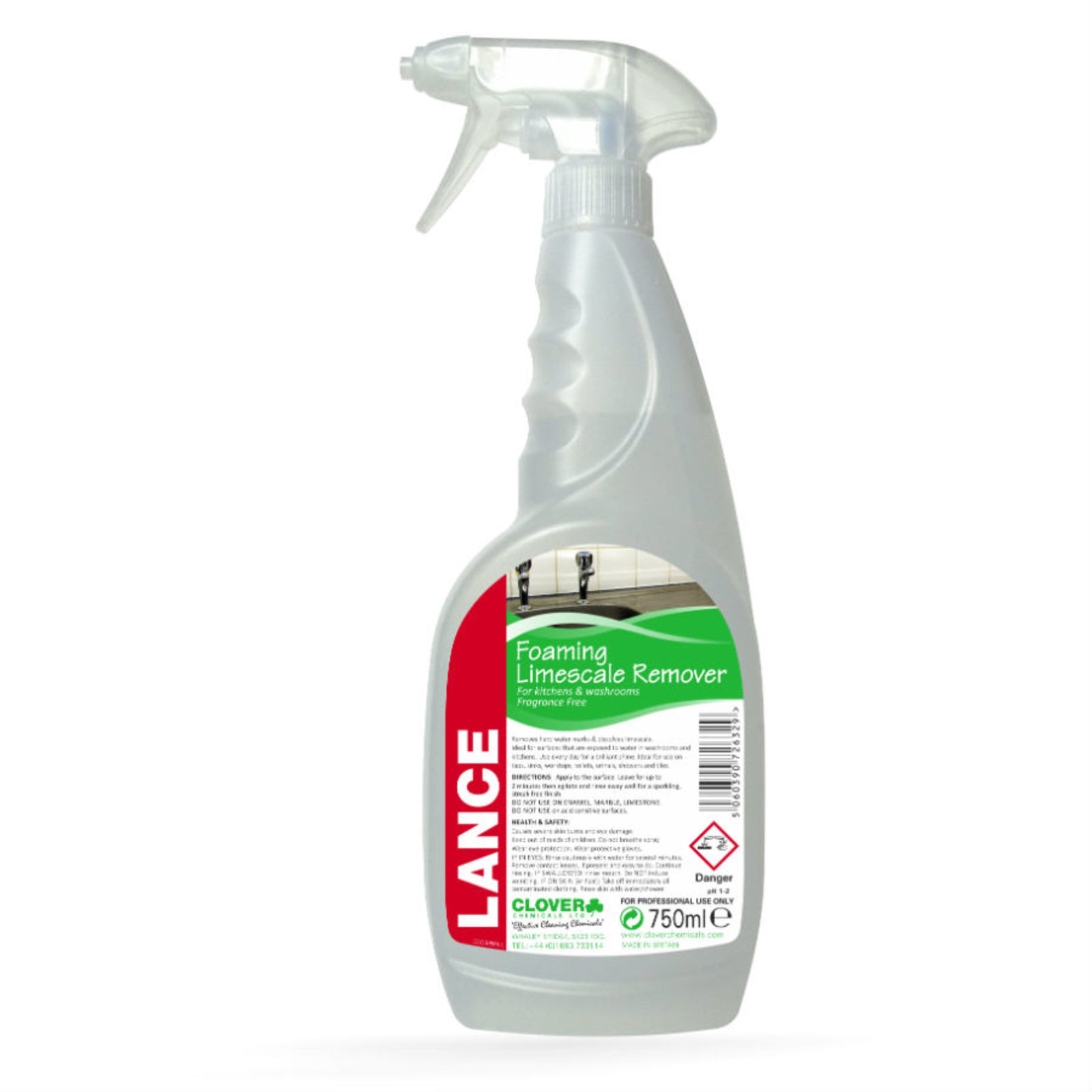 Lance Foaming Limescale Remover Spray 750ml (single)