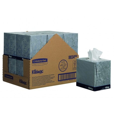 Kimberly Clark 2ply Facial Tissue Cube 12x90