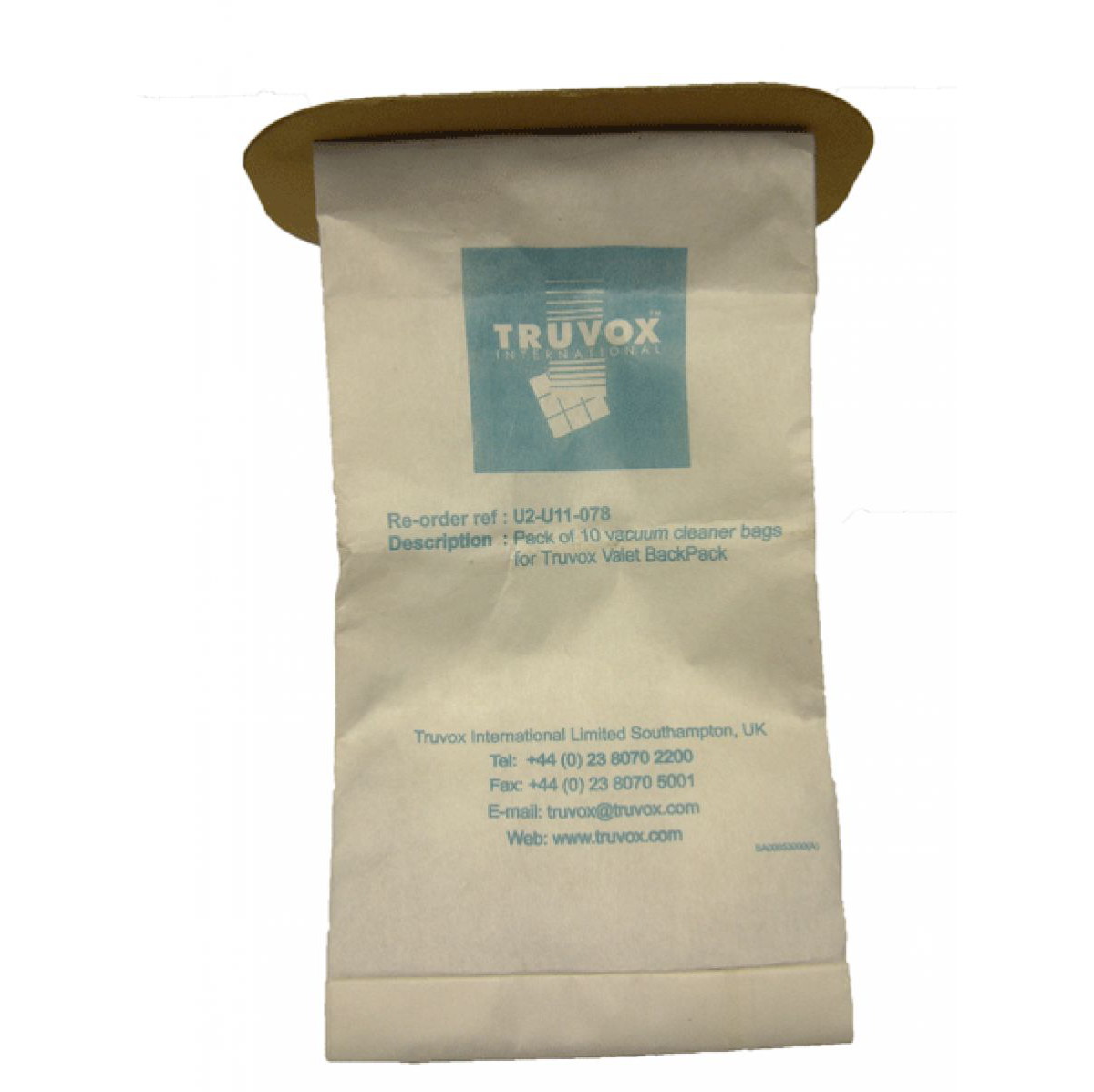 Truvox Valet Backpack Dust Bags (U2-U11-078) - pack of 10