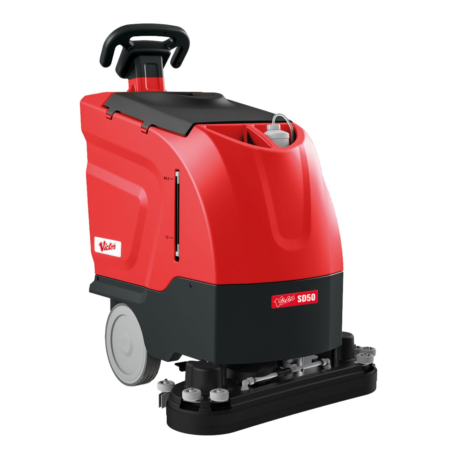Victor-SD50-Traction-Walk-Behind-Scrubber-Dryer-50litre--with-Traction