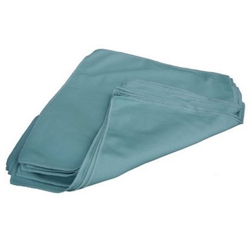 Blue Jumbo Micro Glass Cloths 60cmx80cm (pack of 10)