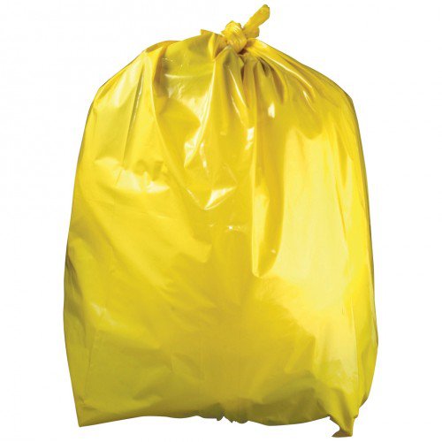 Yellow Refuse Sacks 18x29x39 (160g) - pack of 200