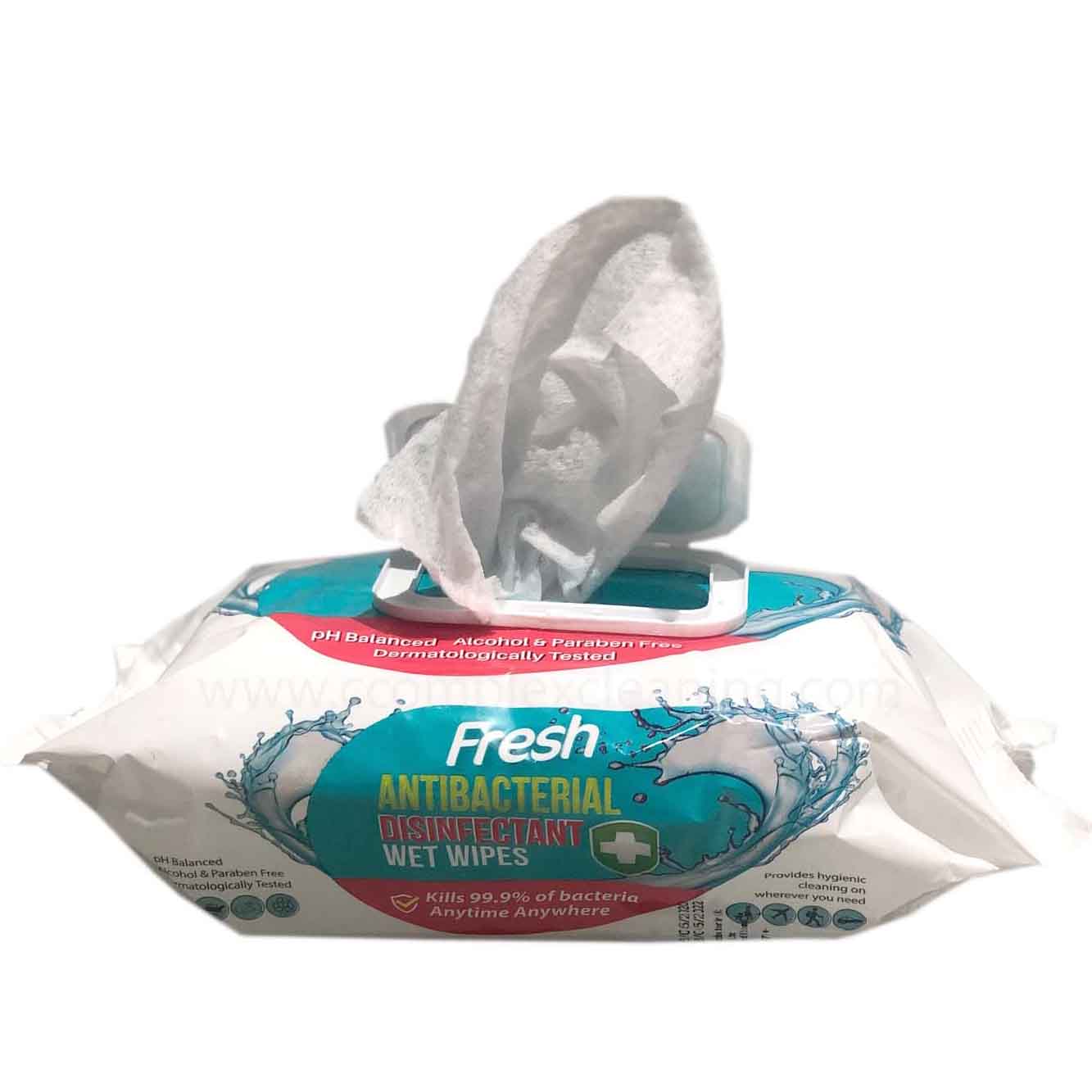 Fresh AntiBacterial Disinfectant Wet Wipes 102wipes /pack