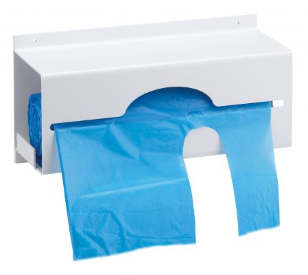 Disposable apron on a roll dispenser
